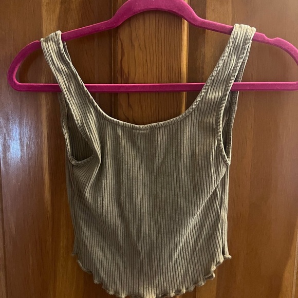 Wild Fable Ribbed Brown Tank Top - Picture 3 of 3